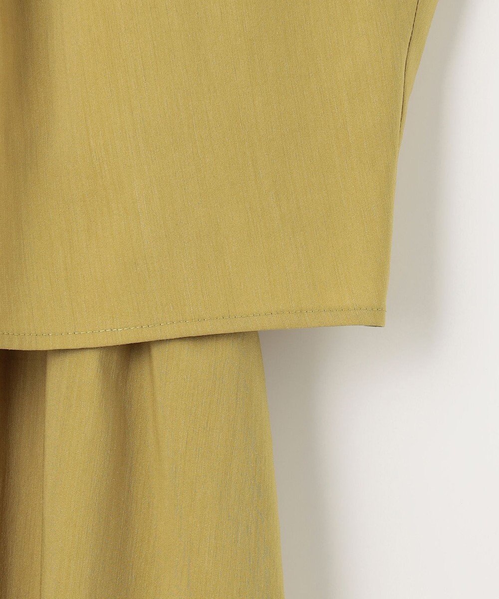 23区 L 【接触冷感/洗える】ストレッチラミータフタ ワンピース 