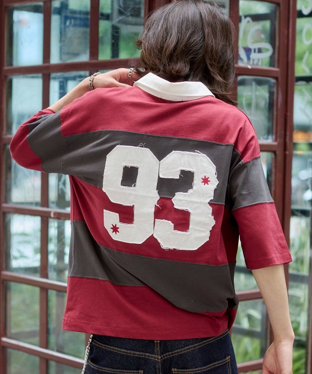 WEGO 【ユニセックス着用ITEM】ナンバリングラガーシャツ 