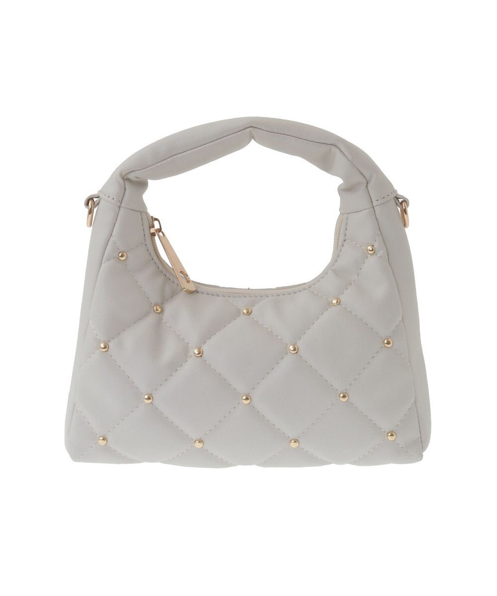 earth music&ecology スタッズキルトバッグ 