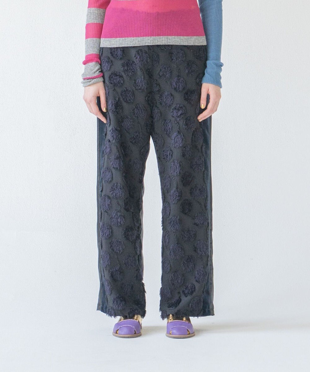 COQ SEA DOT ジャガードサイドラインパンツ 