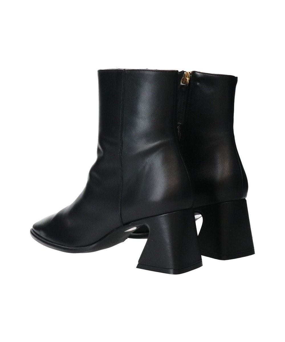 INTER-CHAUSSURES 【ANGEL ALARCON】フレアヒールセンターシームショートブーツ 