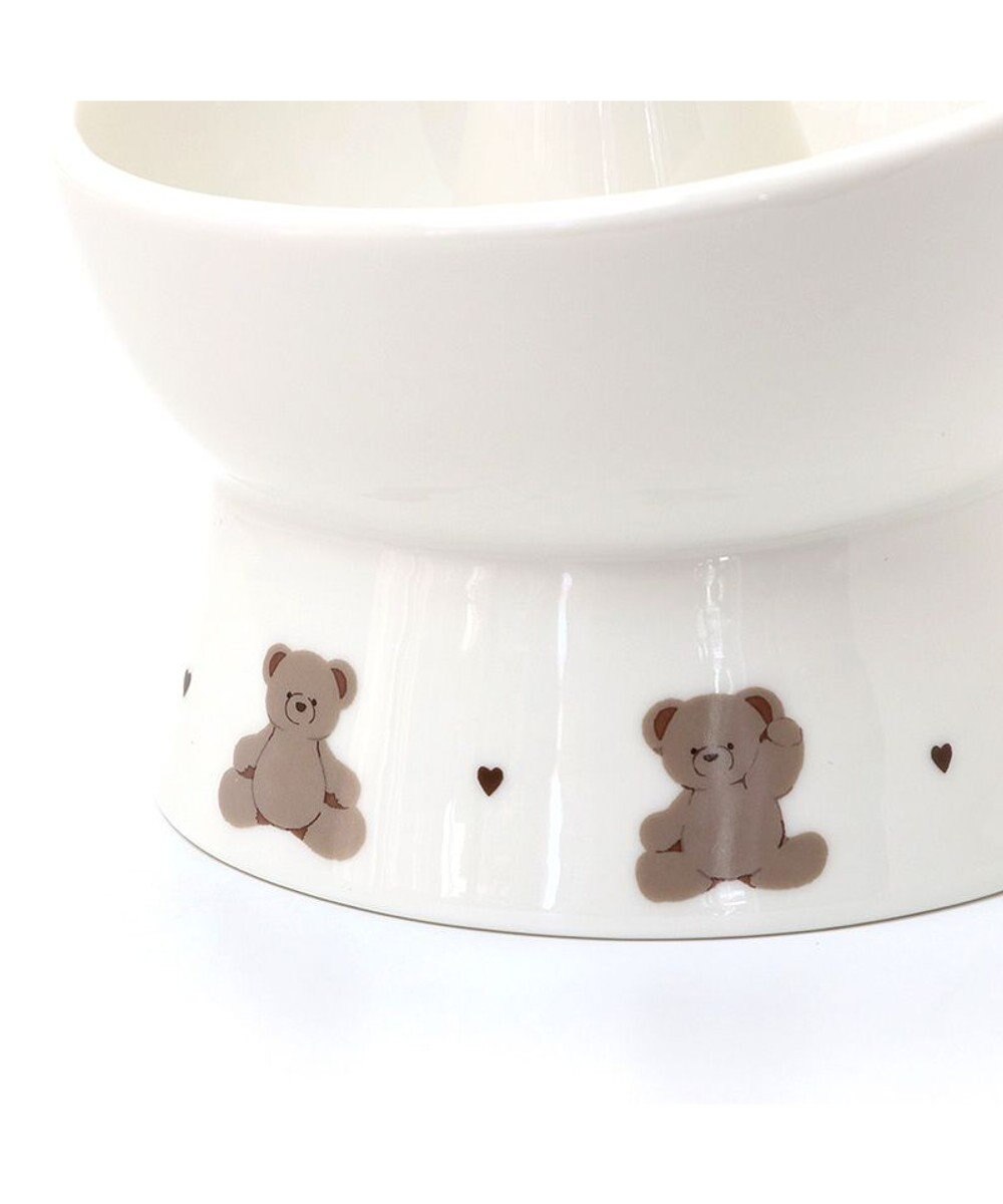 PET PARADISE ペットパラダイス 高さのある フードボウル 早食い防止 《くま 》 