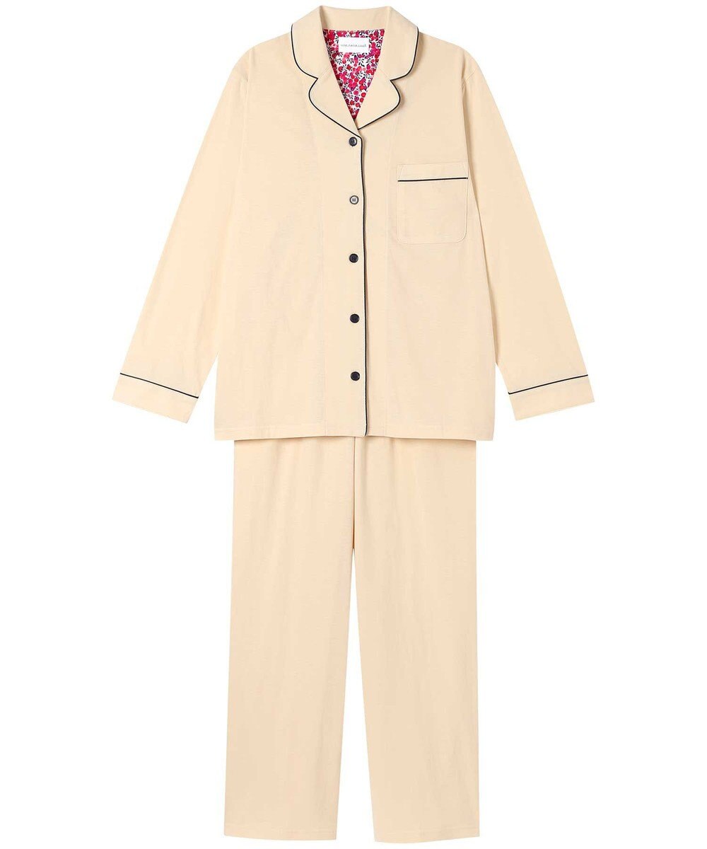 une nana cool 【綿100％】ハイゲージ天竺パジャマ　ＭＡＤＥ　ＷＩＴＨ　ＬＩＢＥＲＴＹ　ＦＡＢＲＩＣ 