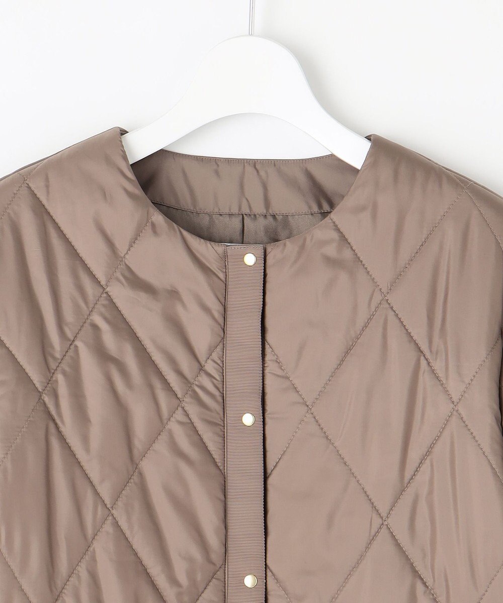 J.PRESS LADIES 【洗える】高密度タフタ キルティング ショート コート 