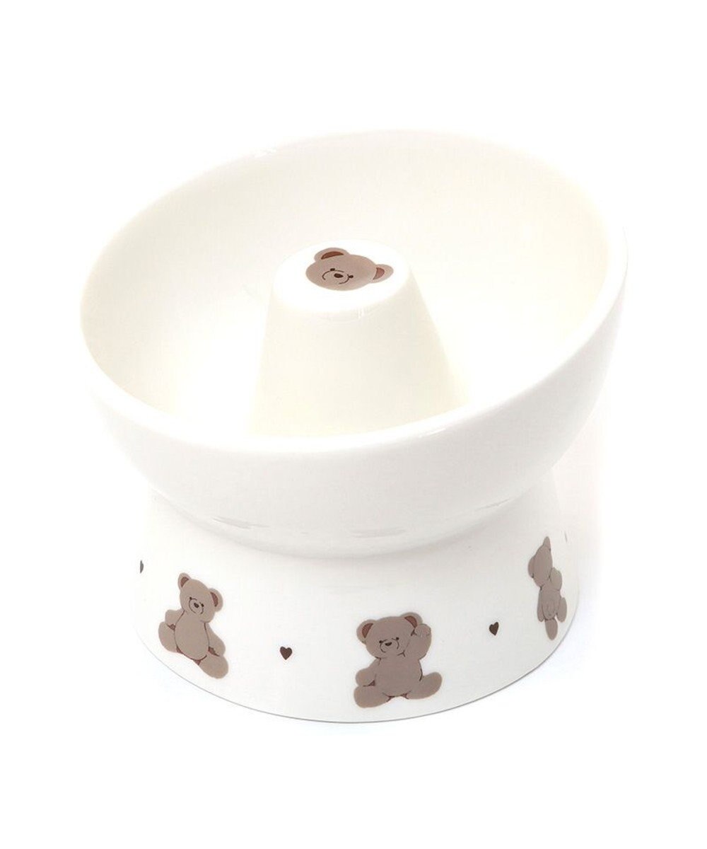 PET PARADISE ペットパラダイス 高さのある フードボウル 早食い防止 《くま 》 