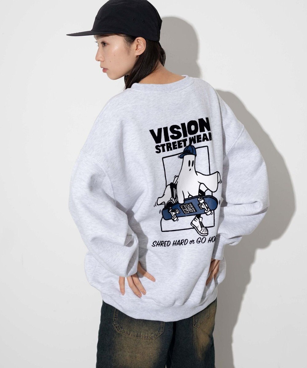 WEGO 【ユニセックス着用ITEM】VISIONゴーストスケータープルオーバー 