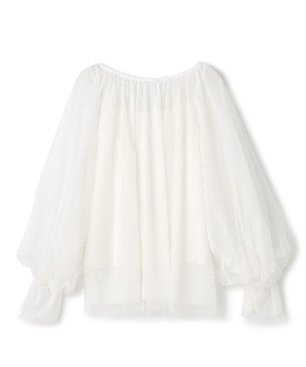 GRACE CONTINENTAL チュール2WAYトップ 