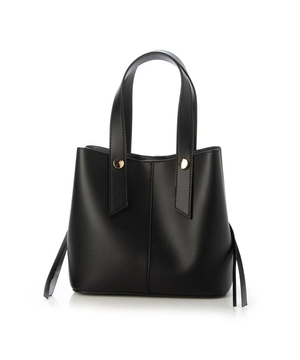 UNBILLION cachecache スタッズポイント両面合皮2wayトートバッグ 