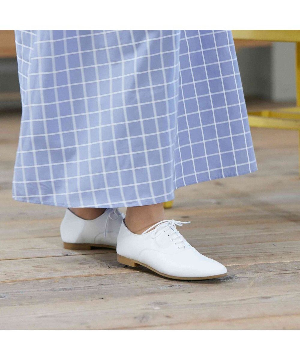 ing <ing>【WEB限定】ゴム紐レースアップシューズ 