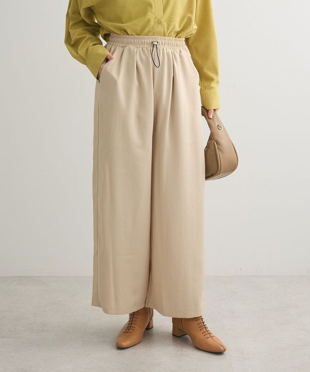 Green Parks つやサテンパンツ 