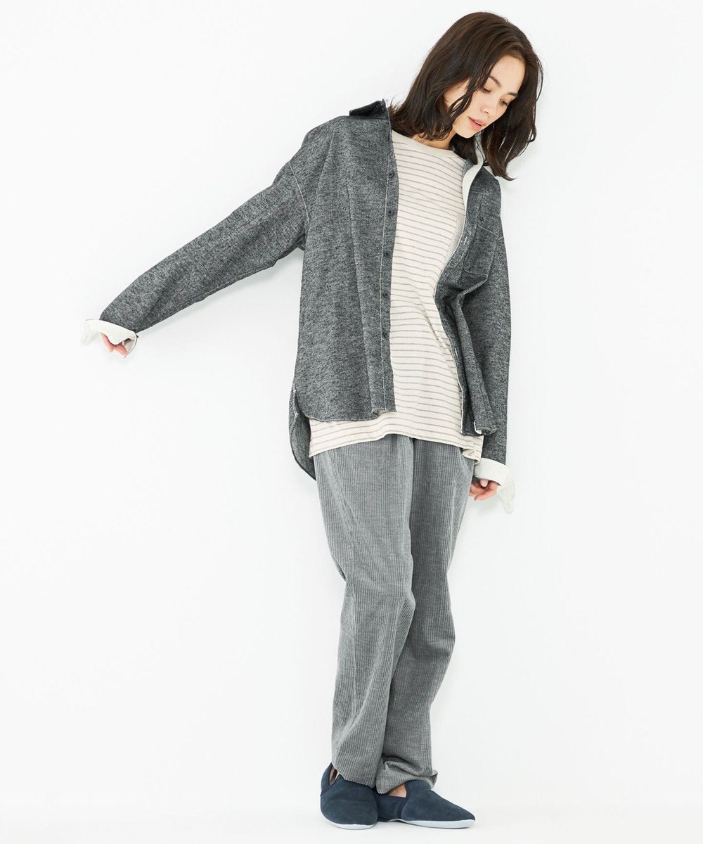 JOSEPH ABBOUD MOUNTAIN 【SPACE／UNISEX】OGスラブシャンブレー シャツ 