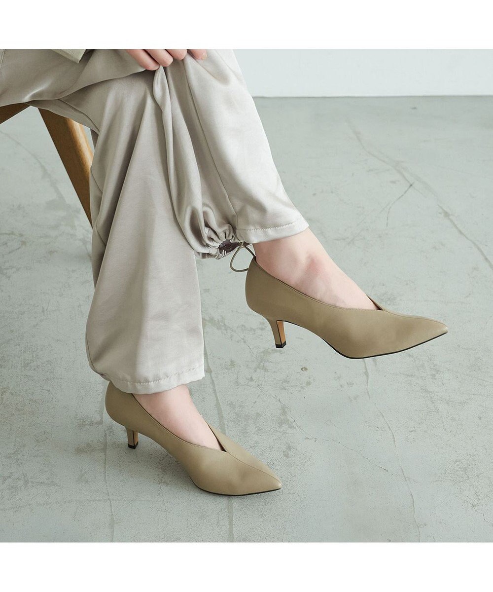 MODE ET JACOMO <carino>カバードポインテッドトゥパンプス 