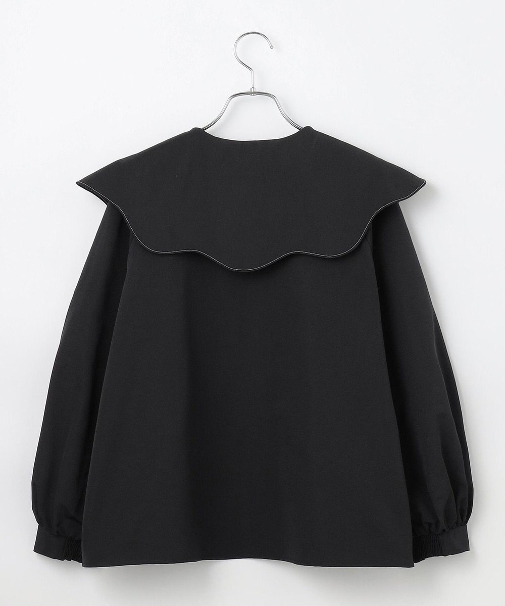 #Newans 【洗濯機可能/シワになりにくい】〈小柄さんにお勧め〉ウェービーカラーブラウス 