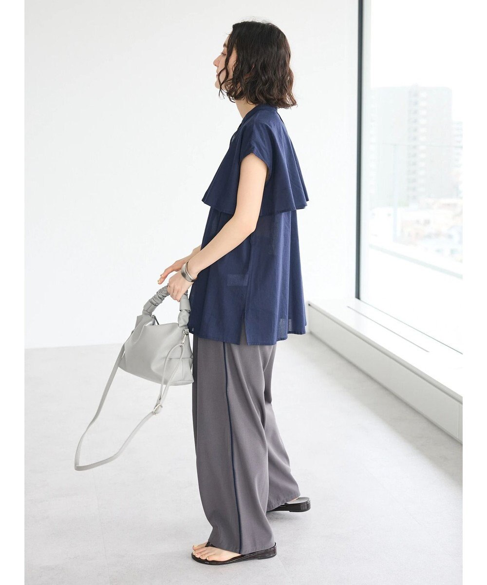 CRAFT STANDARD BOUTIQUE インド綿フリルブラウス 