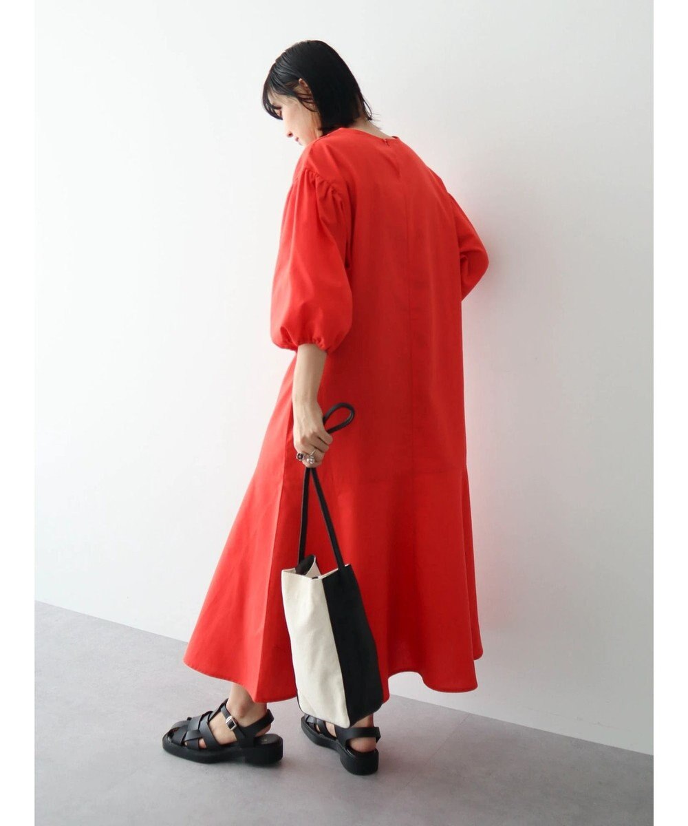 Green Parks 綿麻混マーメイドワンピース 