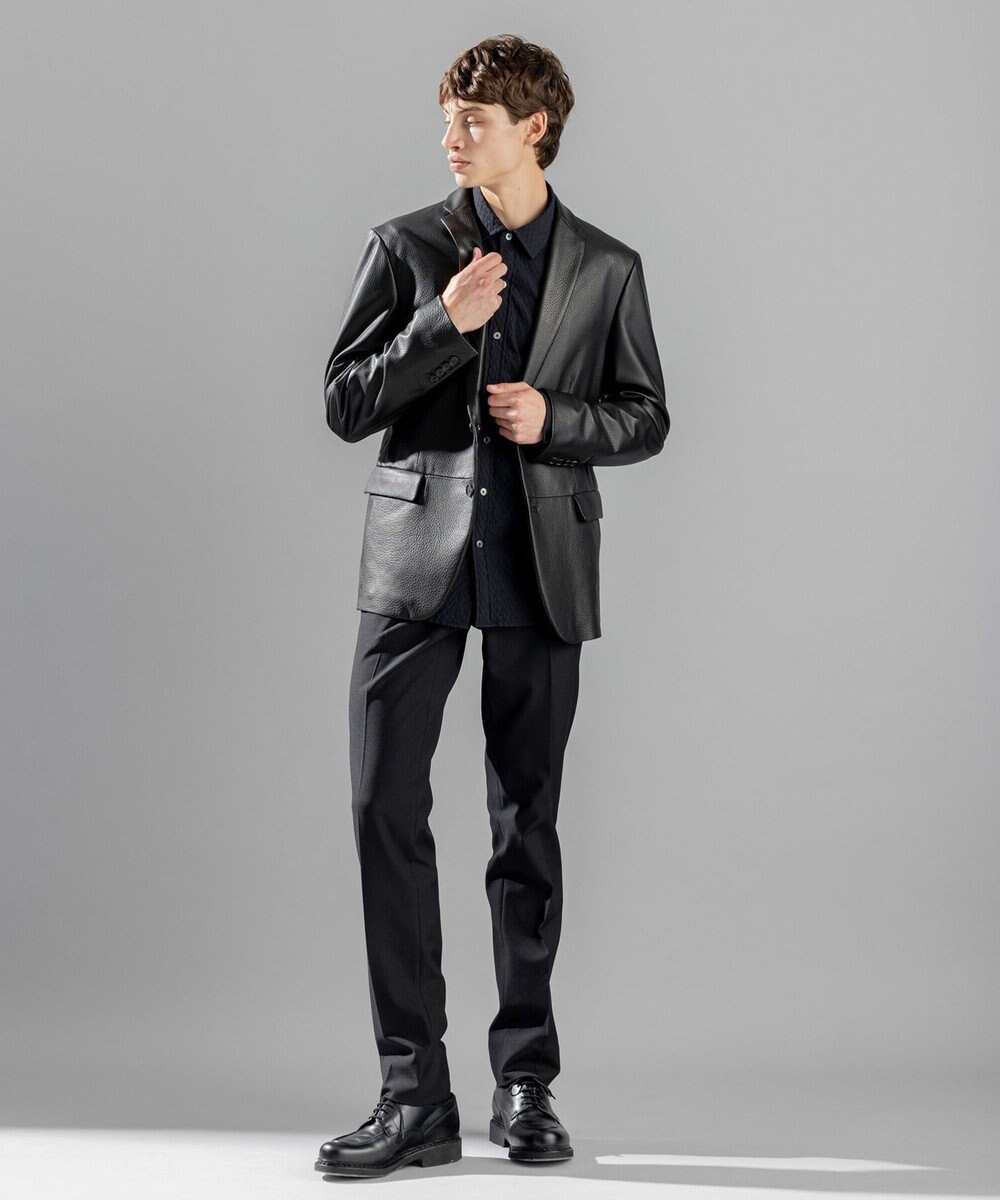 JOSEPH HOMME アロージャガードストレッチ　レギュラーカラーシャツ 