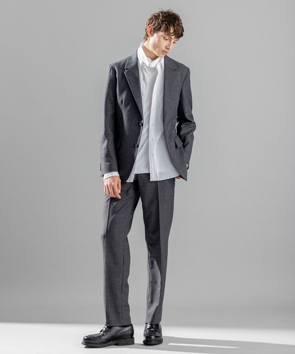 JOSEPH HOMME アロージャガードストレッチ　レギュラーカラーシャツ 