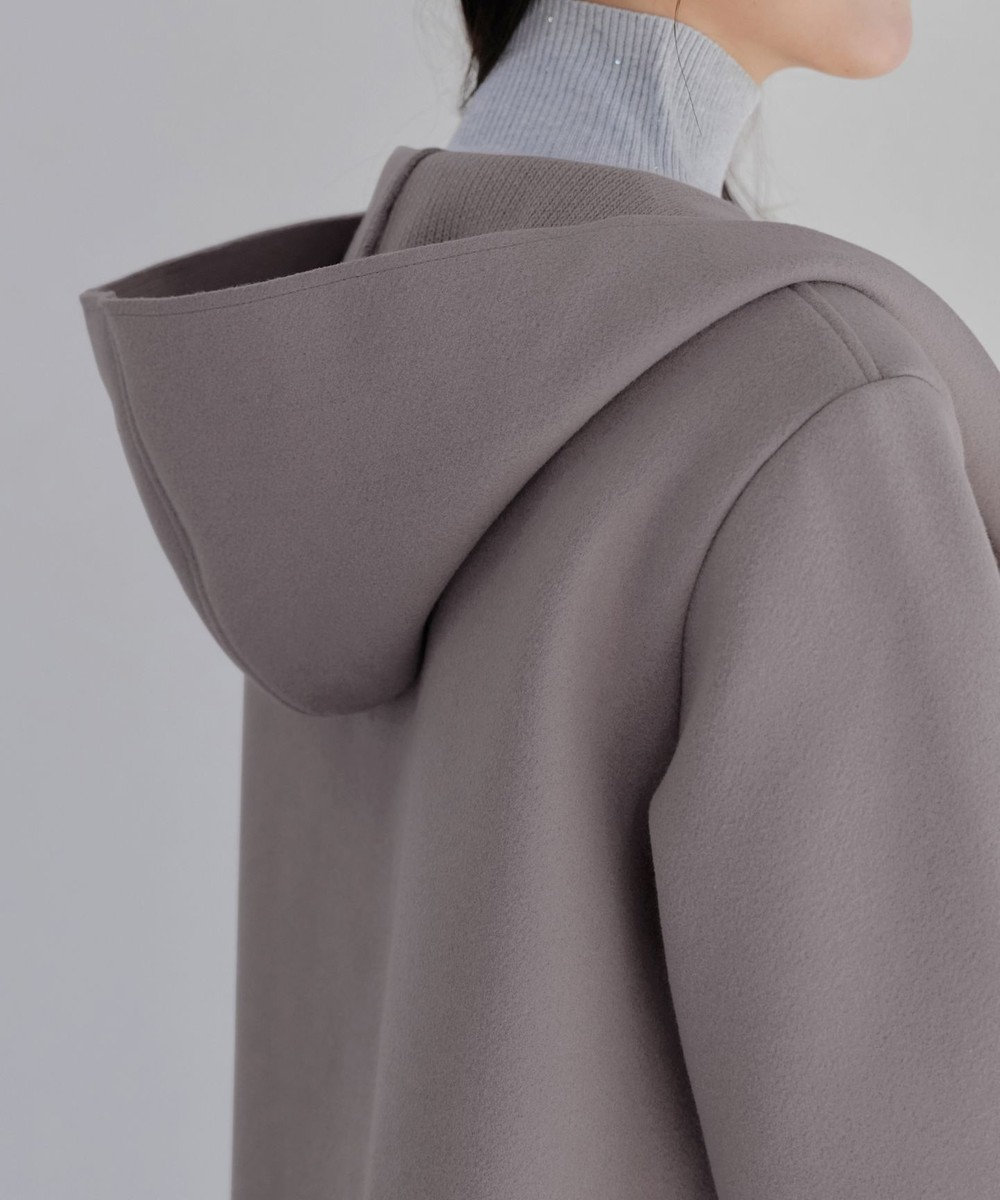 Tiaclasse ダブルフェイスニットロングコート 