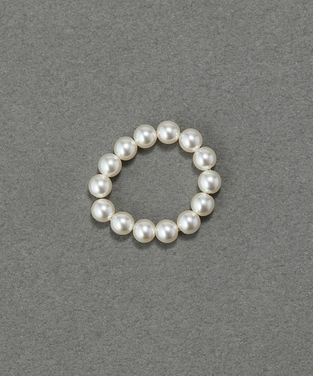 Phoebe 【伸びるリング】バブルフィットリング　パール4mm 