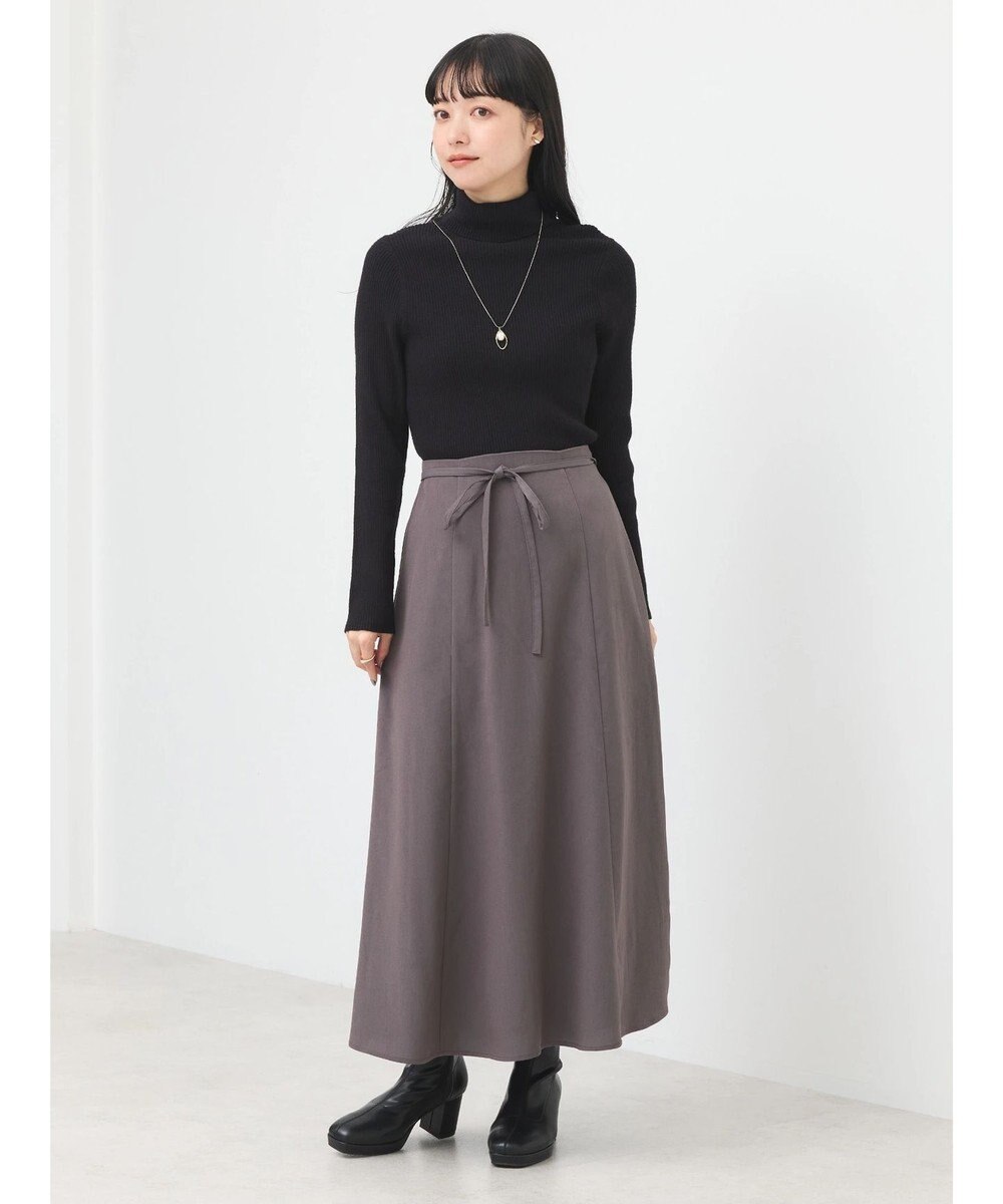 earth music&ecology リボンフレアスカート 