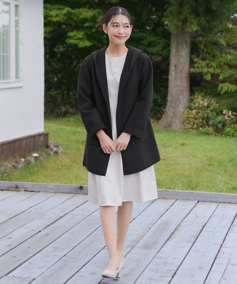 Tiaclasse ダブルフェイスニットロングコート 