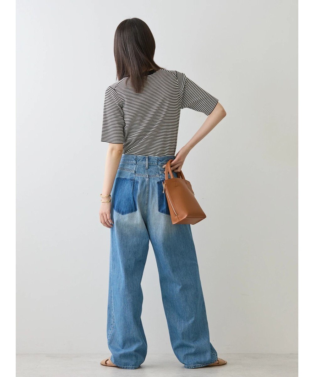 AMERICAN HOLIC ５分袖リブニットプルオーバー 