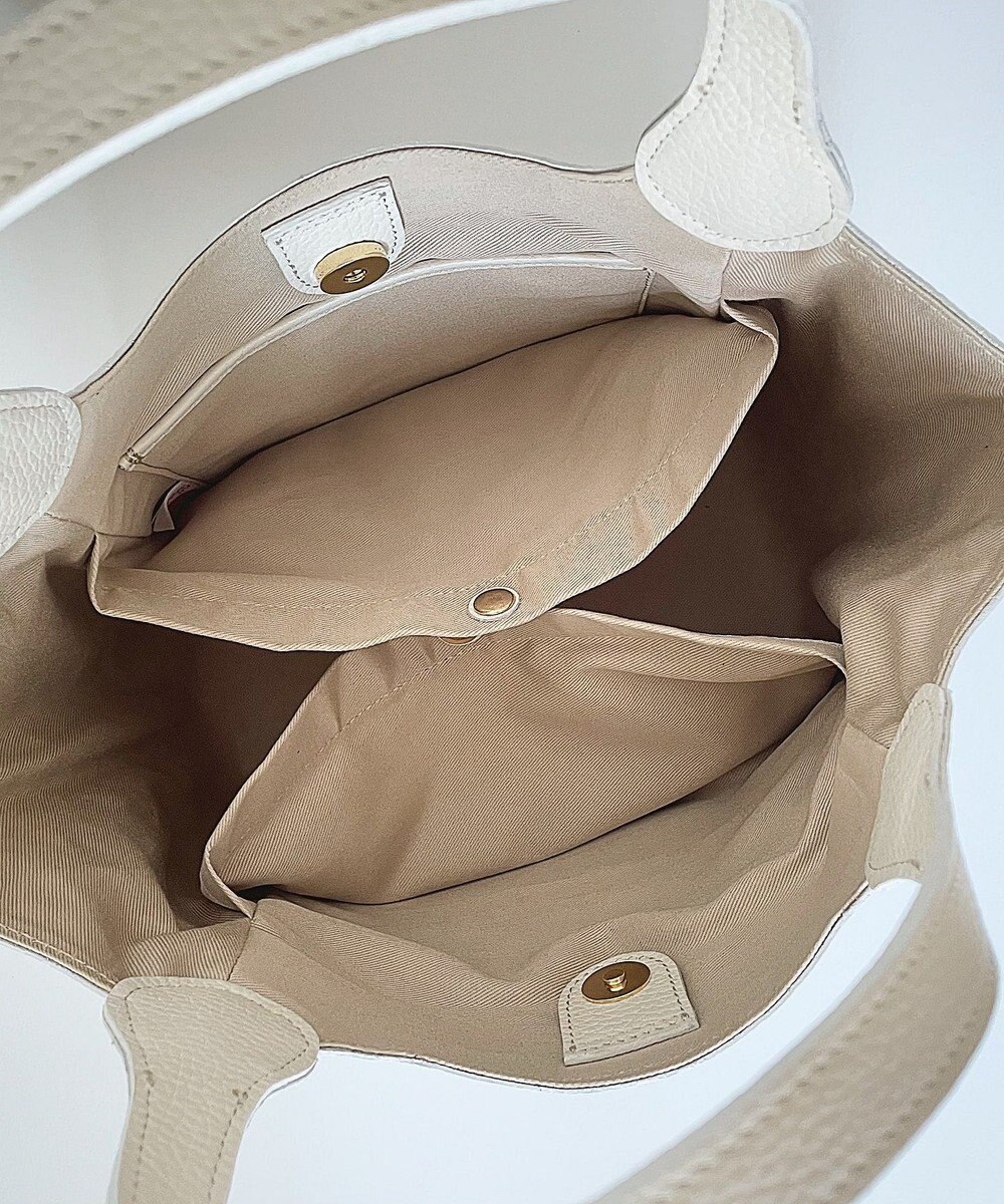 Hekhèr Le Style de Vie 【日本製/セレモニーにも】シュリンクレザー ハンドバッグ medium 