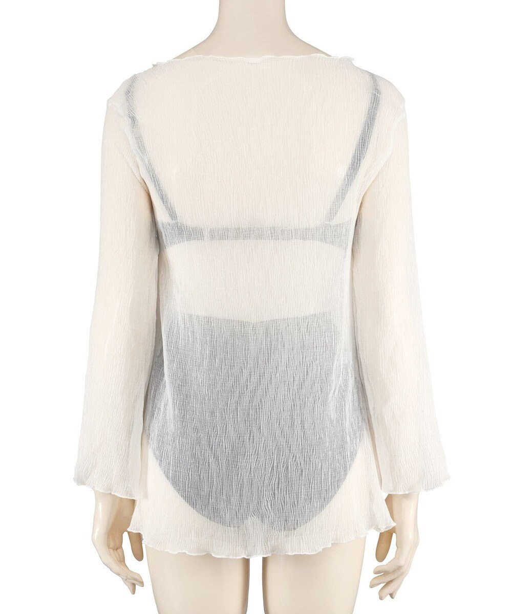 San-ai Resort（三愛水着楽園） 【WEB限定】シアー素材トップス3点セット水着 