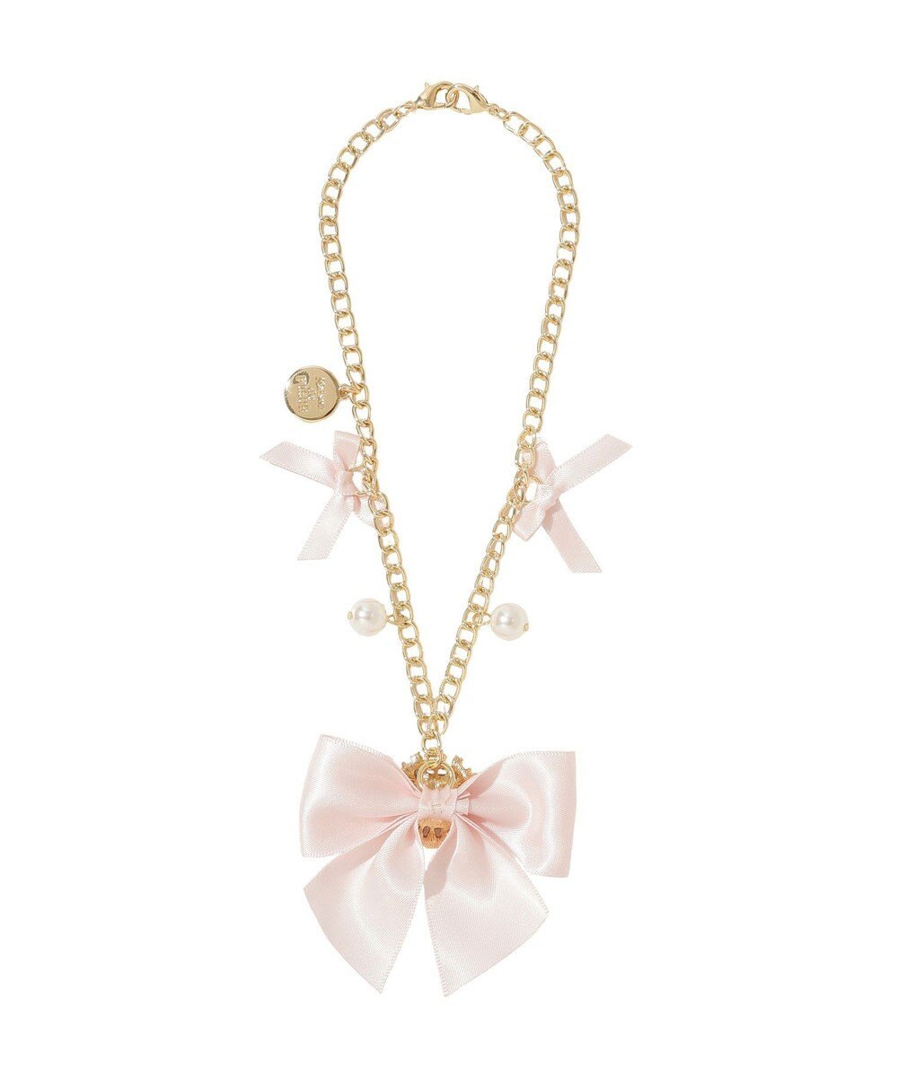 Maison de FLEUR ビジューリボンパールバッグチャーム 