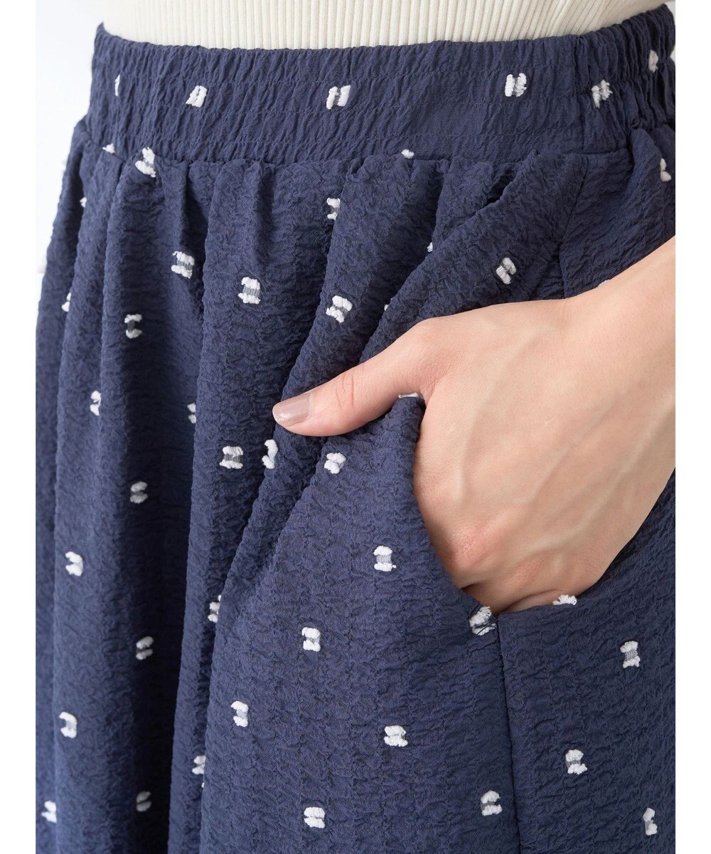 earth music&ecology ドットドビーフレアスカート 