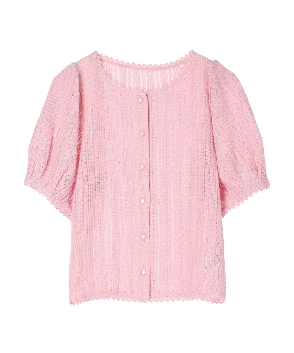 earth music&ecology コンパクトレースカーディガン 