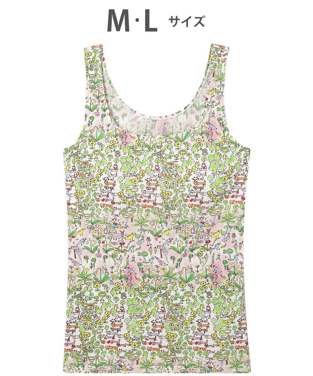 tsumori chisato SLEEP ツモリチサト インナー ノースリーブ タンクトップ ベア天竺素材(身生地) パッド付 レディース UCX410 /ワコール 