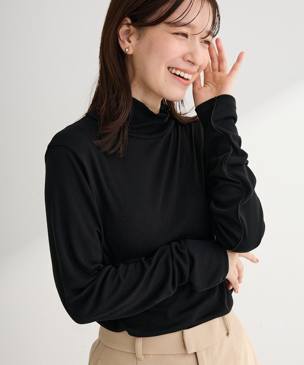 Green Parks シアーリブタートルプルオーバー 