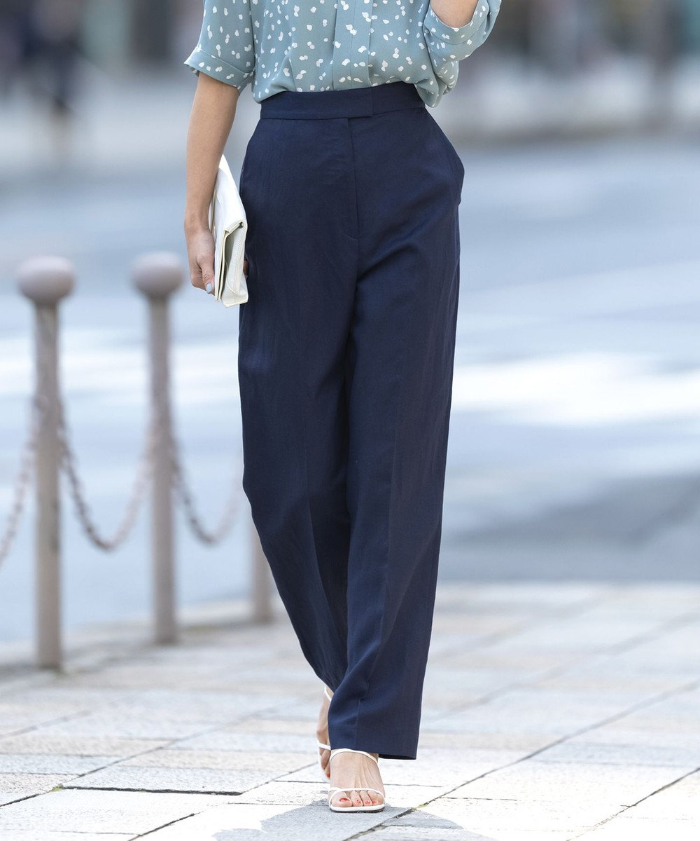 洗える ソフトリネン ワイドストレートパンツ Icb ファッション通販 公式通販 オンワード クローゼット 洗える ソフトリネン ワイドストレートパンツ Icb ファッション通販 公式通販 オンワード クローゼット