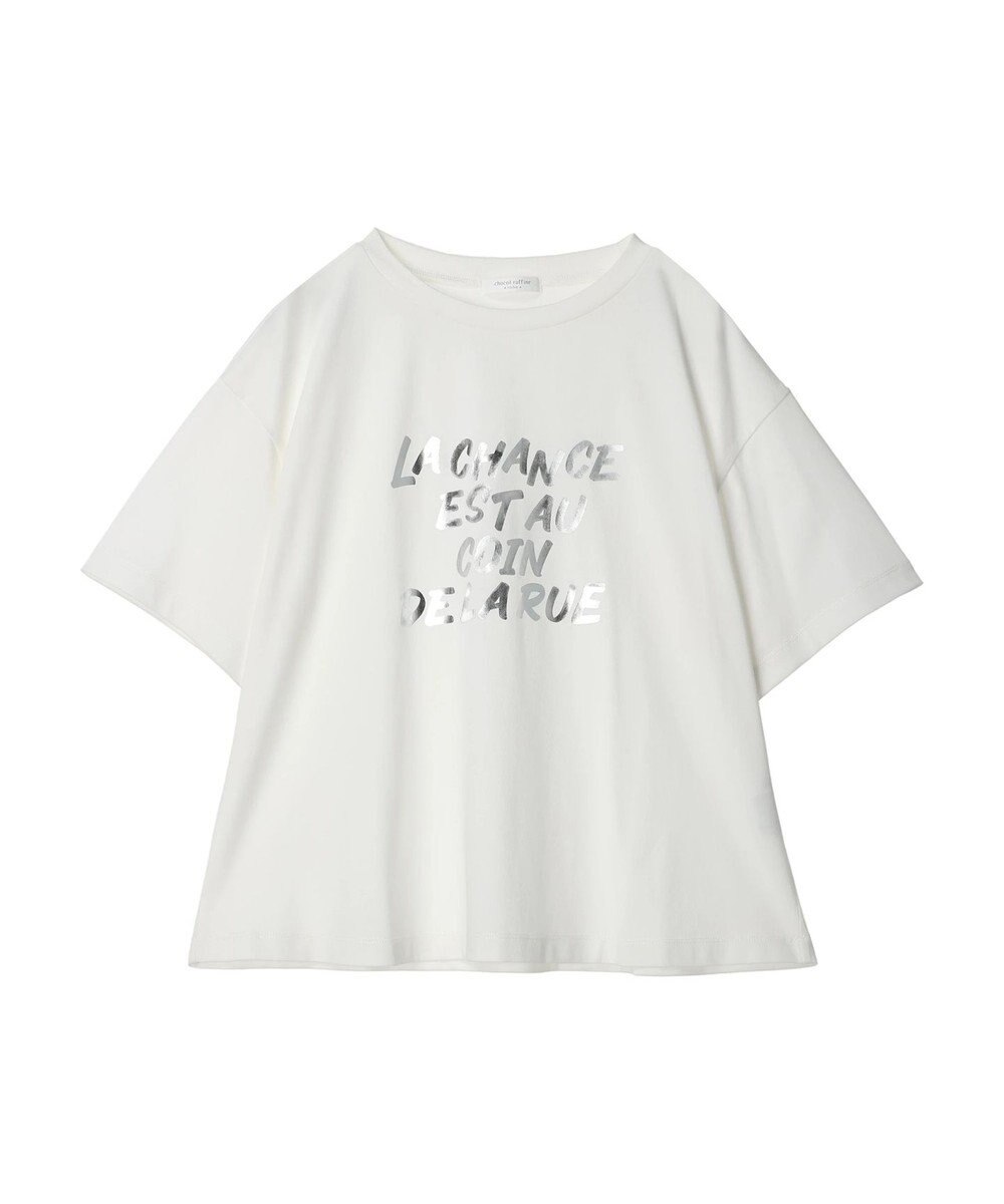 Green Parks 箔プリント半袖ボックスロゴＴ 