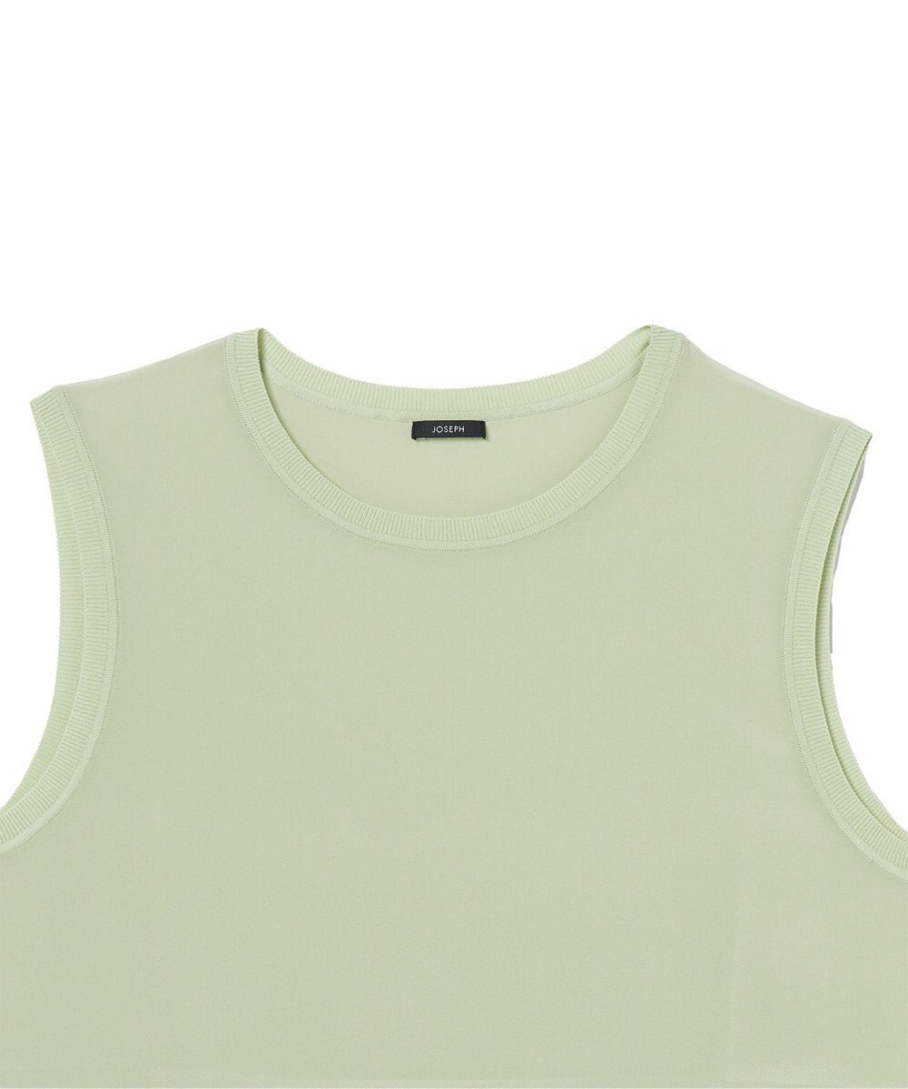 JOSEPH 【洗える】クレープ ド ソワ　ノースリーブブラウス 