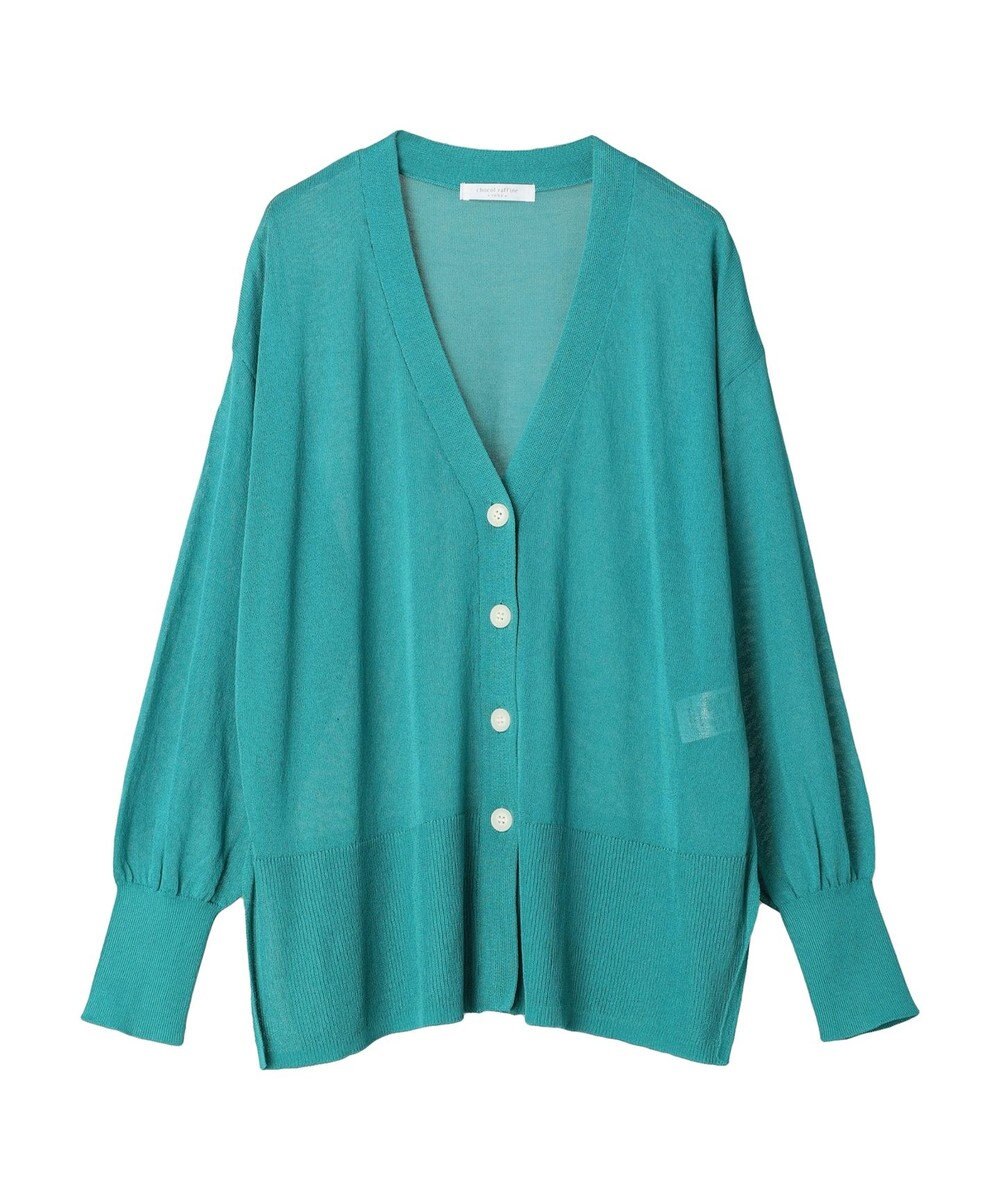 Green Parks 接触冷感Ｖネックカーデ 