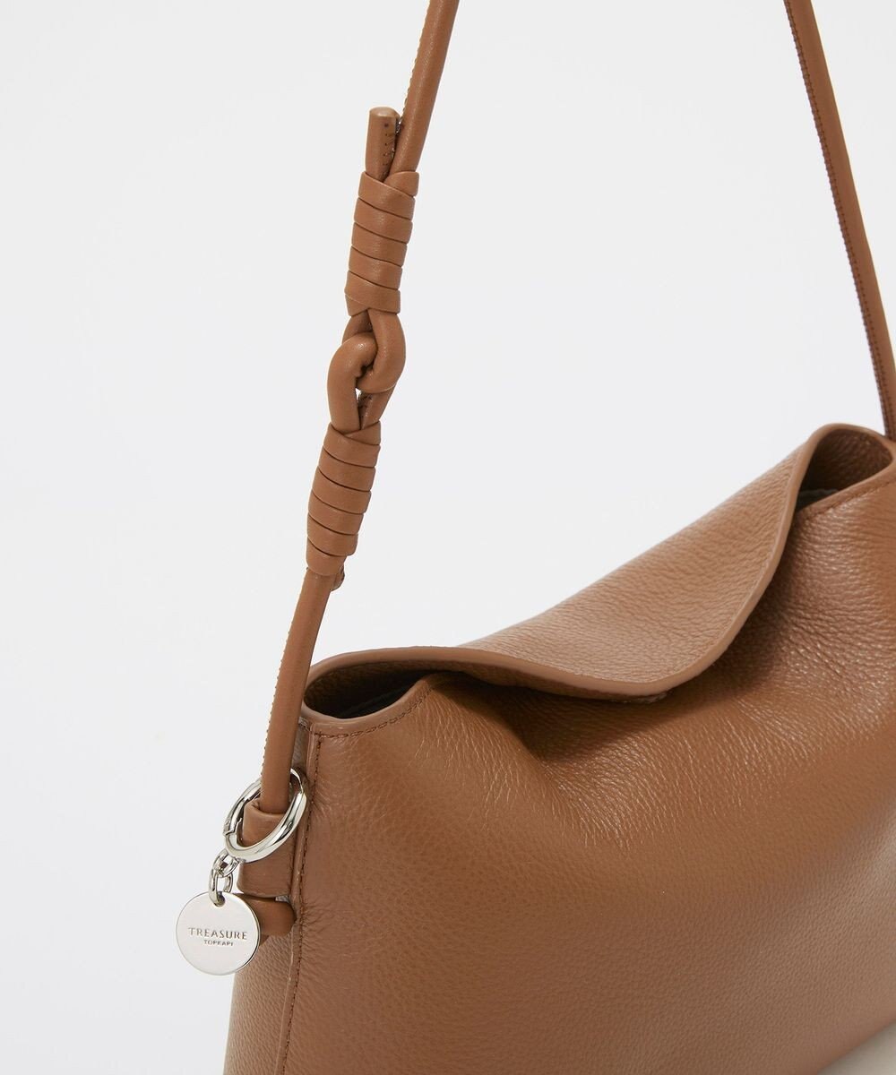 TOPKAPI 【TREASURE TOPKAPI】ソフトレザー フラップ ワンハンドル ショルダーバッグ 