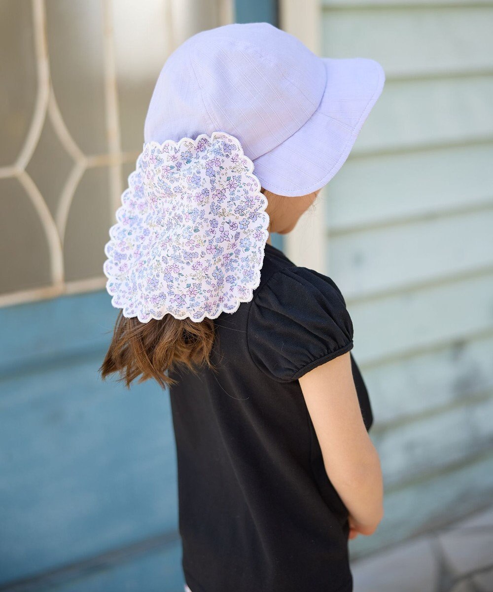 ANY KIDS 【日よけ付き】リボンハット 