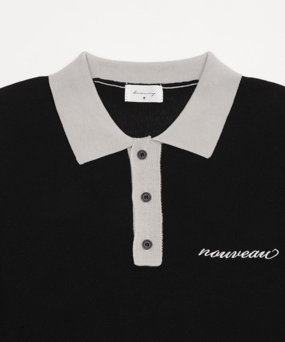 WEGO 【ユニセックス着用ITEM/MLサイズ展開】ワンポイントニットポロシャツ（SS） 