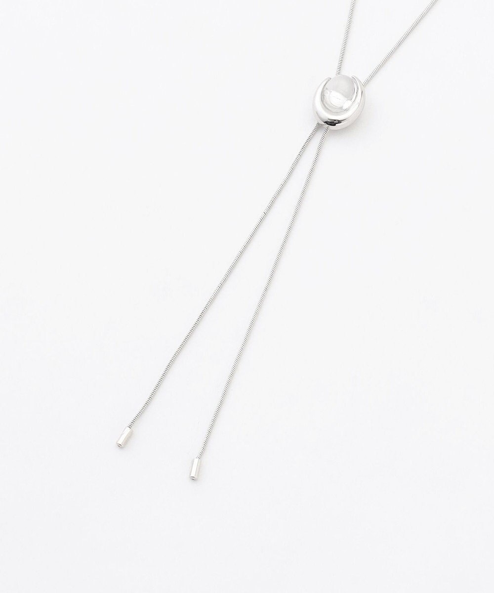 ANY クリアトップラリエットネックレス 