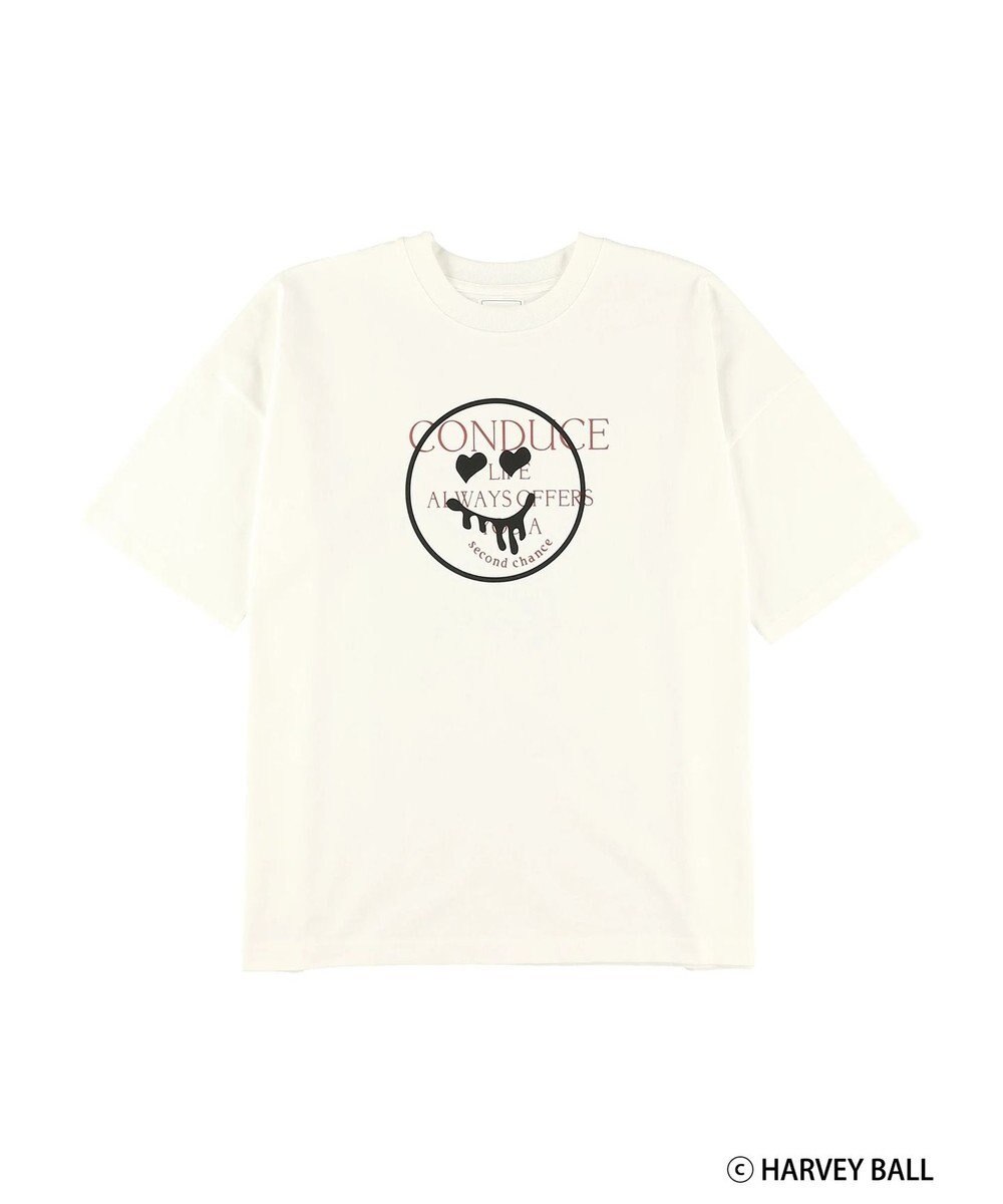 Green Parks Ｓｍｉｌｅｙ　Ｆａｃｅ／スマイル＋ロゴＢｉｇＴシャツ 