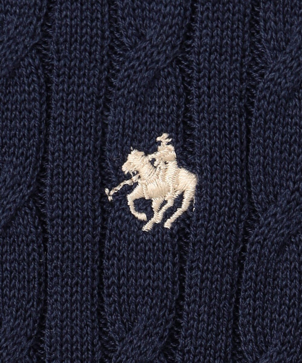 ANY 【POLO BCS別注】ケーブルニットポロ 