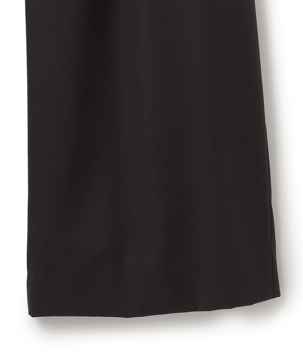 ICB L 【洗える】 ウールヴィスコースストレッチ タックパンツ 