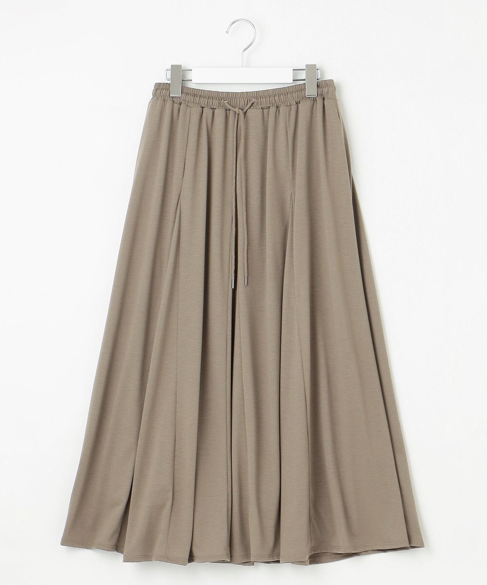 J.PRESS LADIES 【洗える】ジャージー フレアースカート 