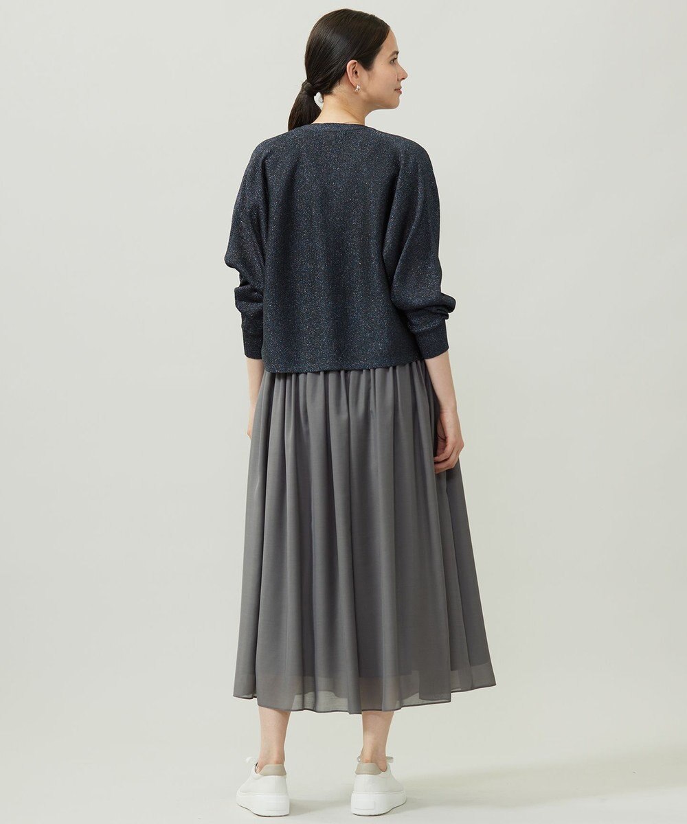 自由区 【カタログ掲載】カラーミックスラメ カーディガン 