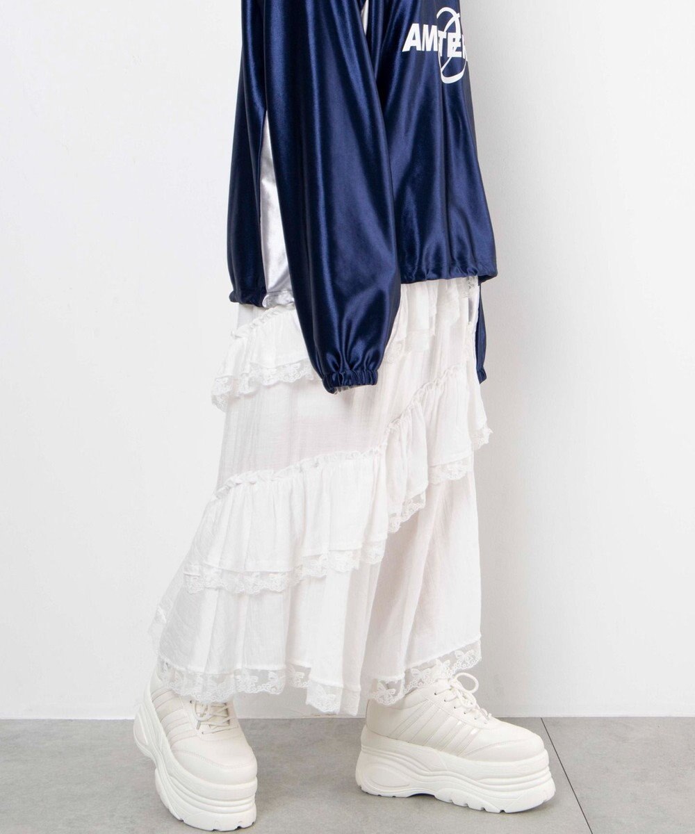 WEGO 超厚底ラインスニーカー 