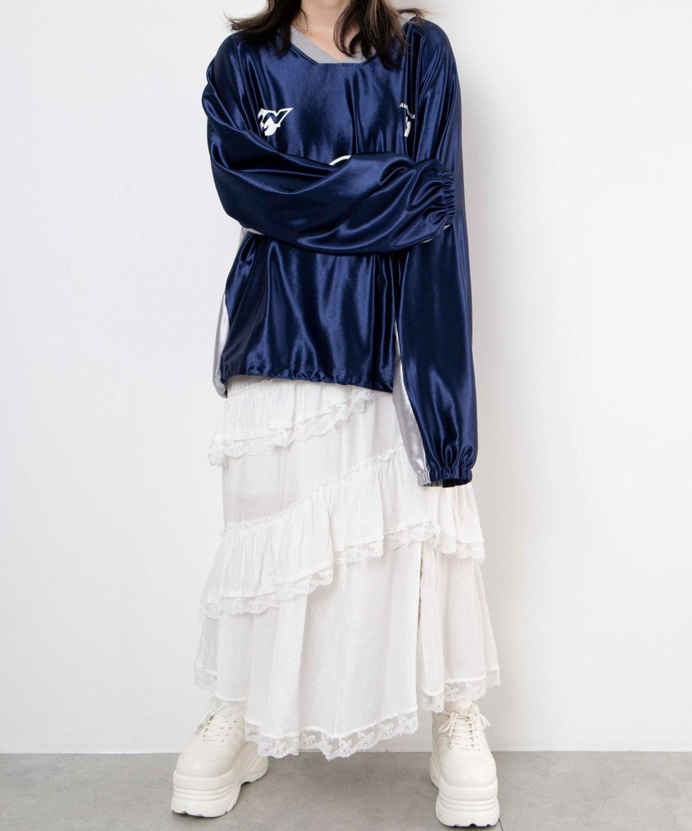 WEGO 超厚底ラインスニーカー 