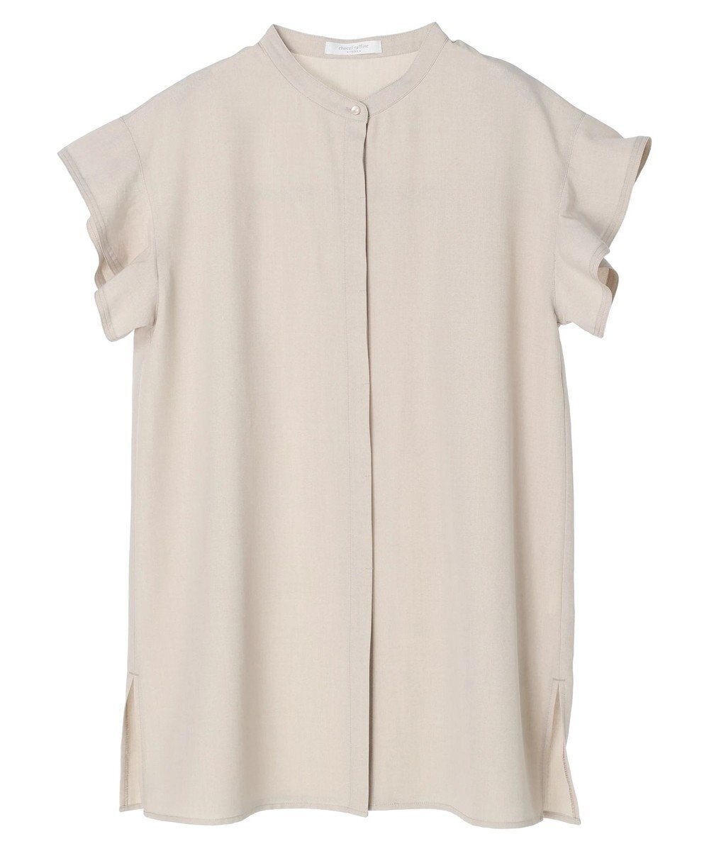 Green Parks 接触冷感　比翼シャツチュニック 