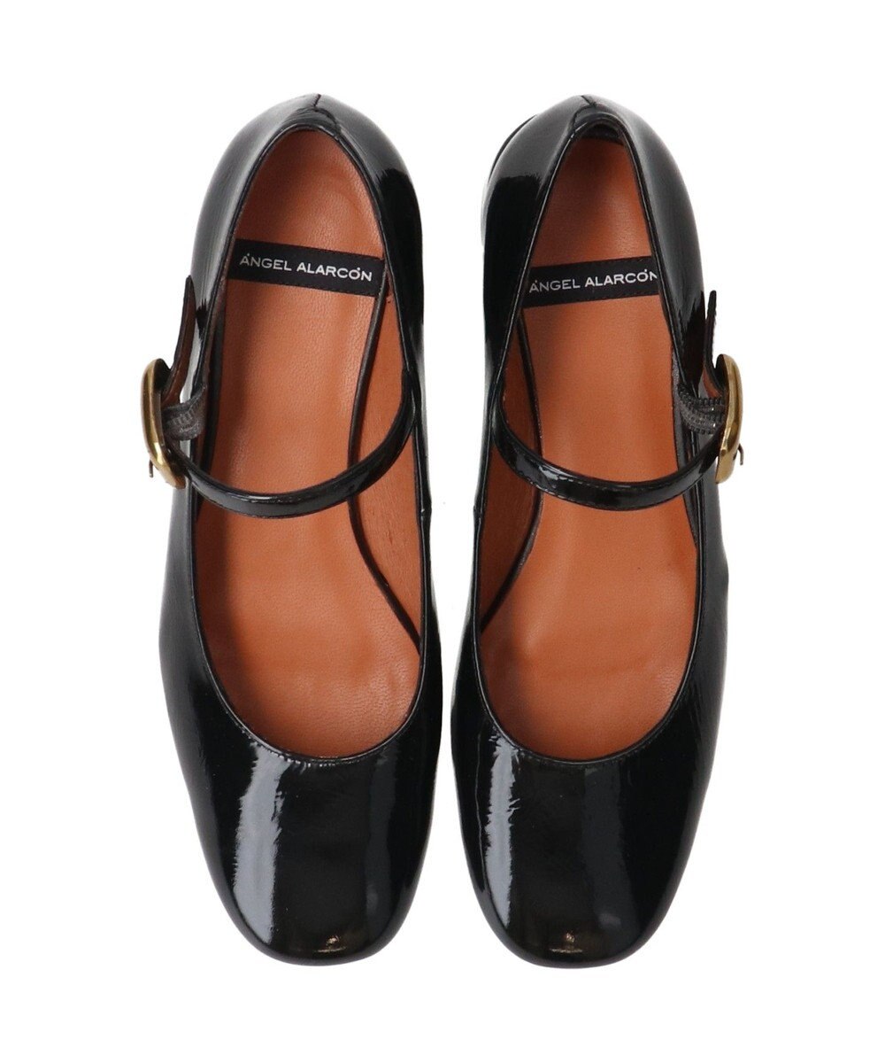 INTER-CHAUSSURES 【ANGEL ALARCON】ローヒールストラップパンプス 